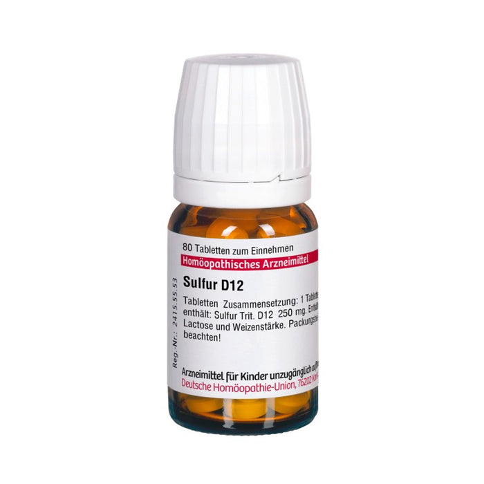 DHU Sulfur D12 Tabletten, 80 pcs. Tablets