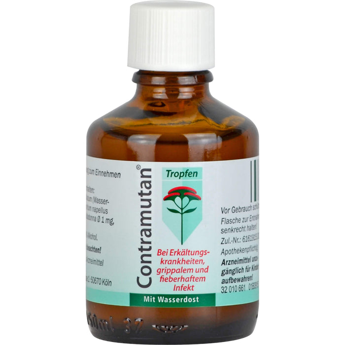 Contramutan Tropfen bei Erkältungskrankheiten, 50 ml Mixture