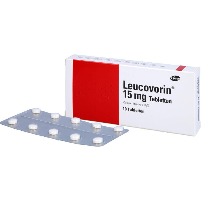 Leucovorin 15 mg Tabletten, 10 pc Tablettes