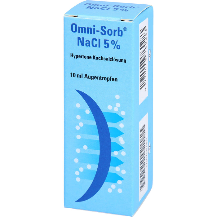 Omni-Sorb Augentropfen zur Entquellung von Hornhautödemen  und zur Wiederherstellung des osmotischen Hornhautgleichgewichts, 10 ml Solution
