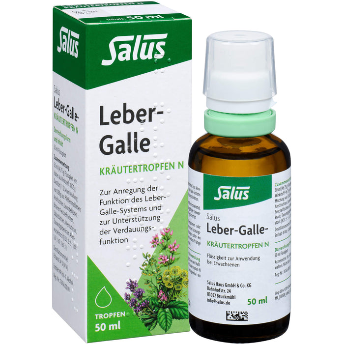 Salus Leber-Galle-Kräutertropfen N, 50 ml Solution