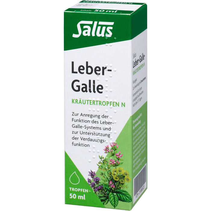 Salus Leber-Galle-Kräutertropfen N, 50 ml Solution