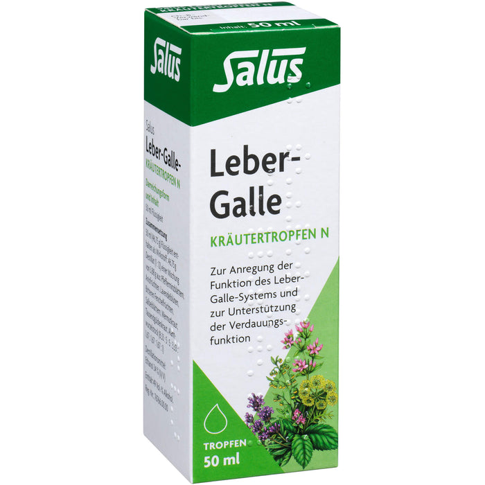 Salus Leber-Galle-Kräutertropfen N, 50 ml Solution
