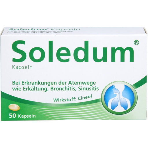 Soledum Kapseln bei Erkrankungen der Atemwege, 50 St. Kapseln