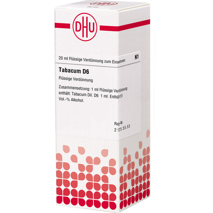 DHU Tabacum D6 Dilution, 20 ml Solution