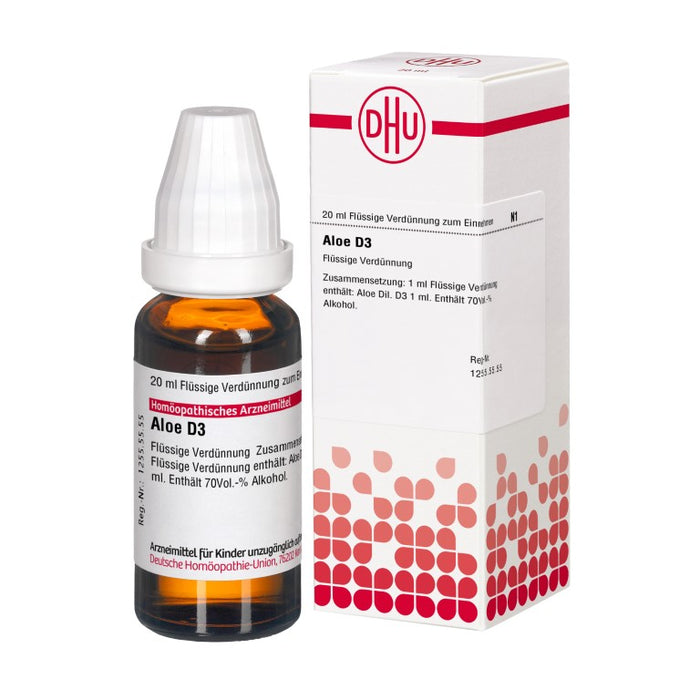 DHU Aloe D3 Dilution, 20 ml Solution