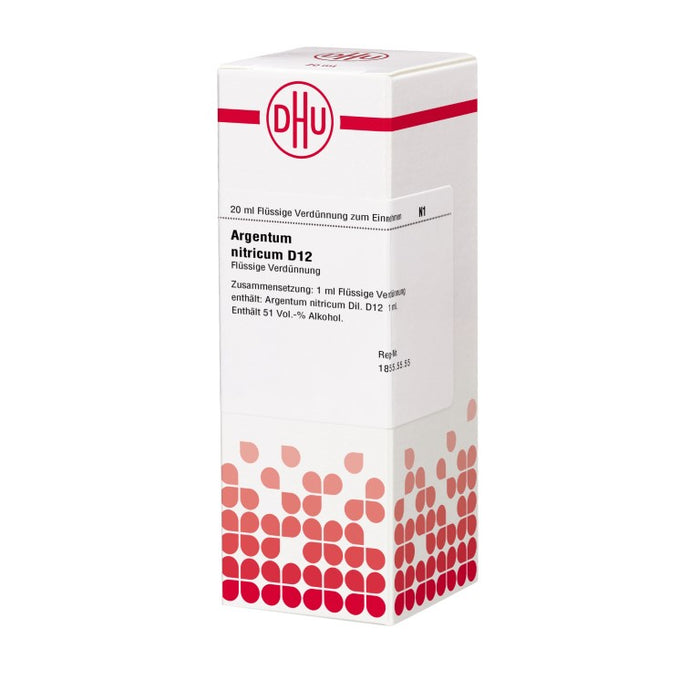 DHU Argentum nitricum D12 Dilution, 20 ml Solution
