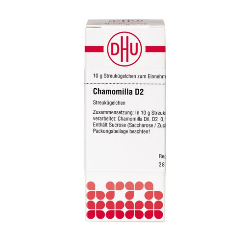 DHU Chamomilla D2 Streukügelchen, 10 g Globuli