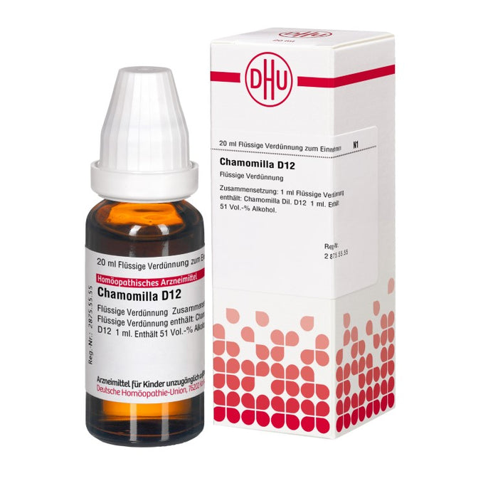 DHU Chamomilla D12 Dilution, 20 ml Solution