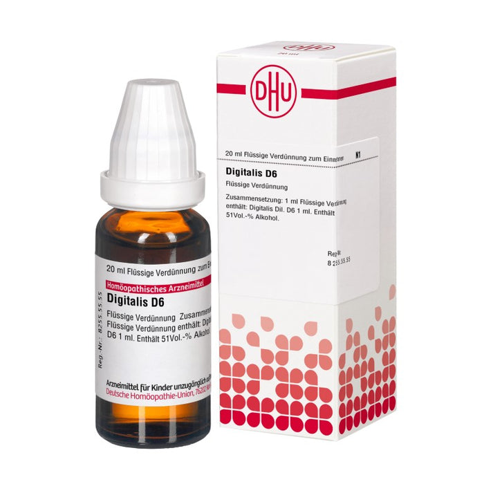 Digitalis D6 DHU Dilution, 20 ml Solution