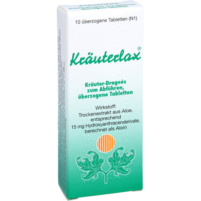Kräuterlax Kräuter-Dragées zum Abführen, 10 pcs. Tablets