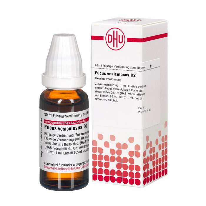 DHU Fucus vesiculosus D2 Dilution, 20 ml Solution
