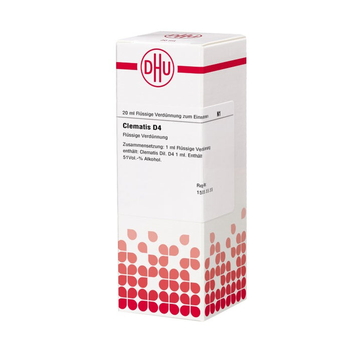 DHU Clematis D4 Dilution, 20 ml Solution