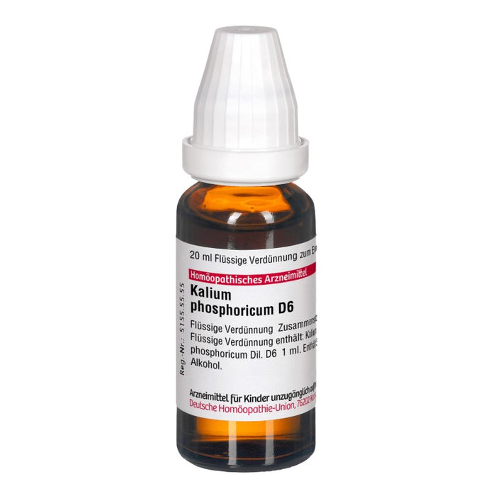 DHU Kalium phosphoricum D6 Dilution, 20 ml Solution