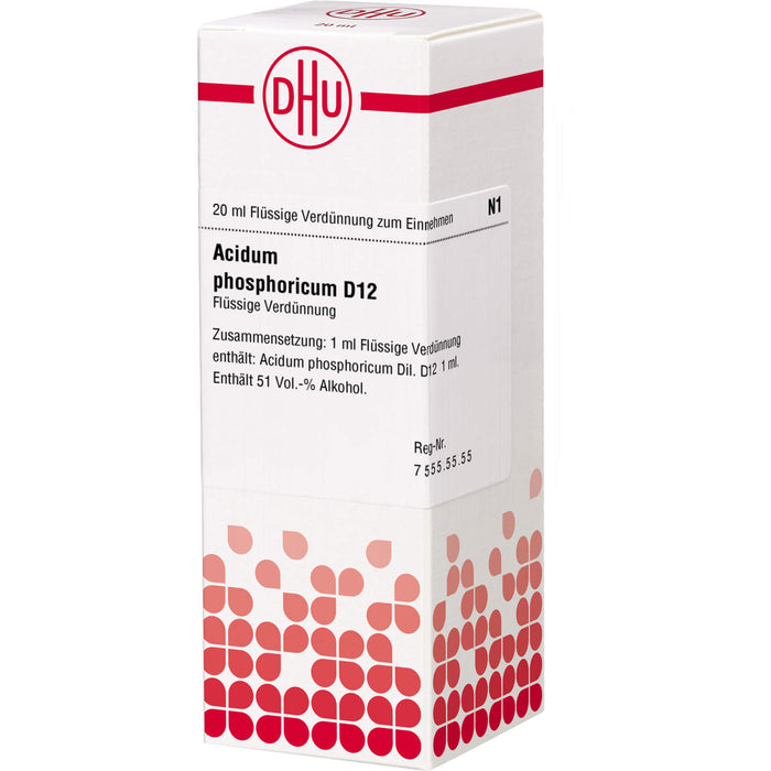 DHU Acidum phosphoricum D12 Dilution, 20 ml Solution