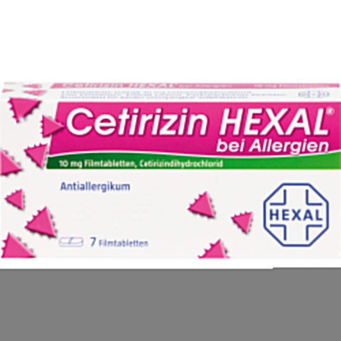 Cetirizin HEXAL Tabletten bei Allergien, 7 pcs. Tablets