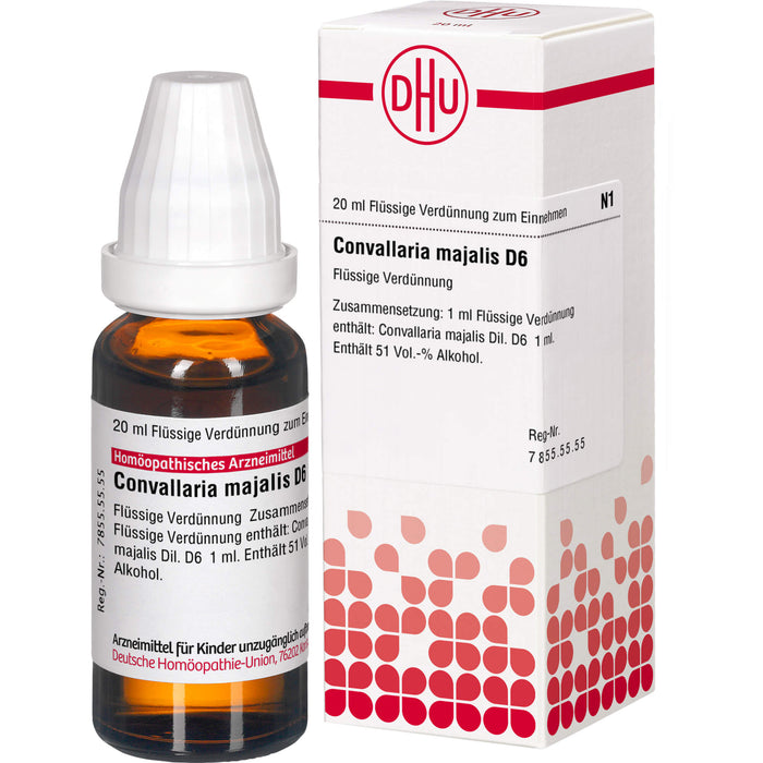 Convallaria majalis D6 DHU Dilution, 20 ml Solution