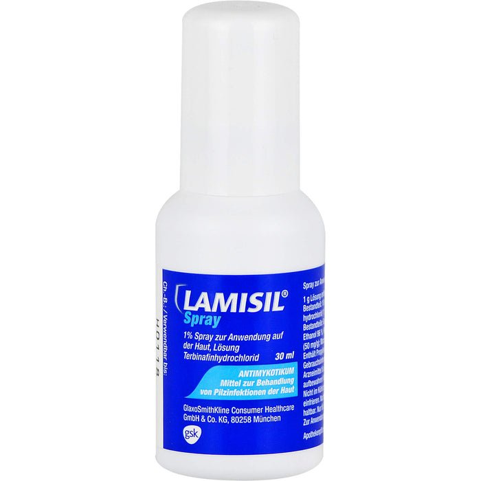 LAMISIL Spray bei Pilzinfektionen der Haut, 30 ml Solution