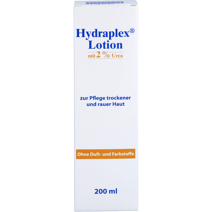 Hydraplex Lotion mit 2% Urea bei trockener und rauer Haut, 200 ml Lotion