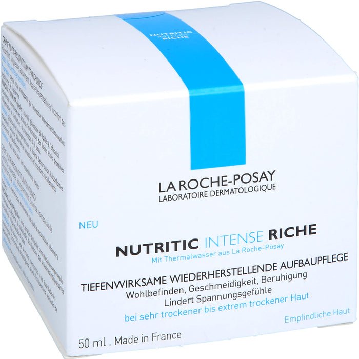 La Roche-Posay Nutritic Intense Riche reichhaltige und ultra-nährende Aufbaupflege, 50 ml Crème