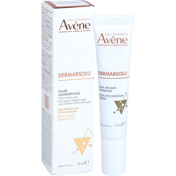 Avène Dermabsolu Filler Augenpflege - Anti-Aging Pflege mit Bakuchiol, 15 ml Cream