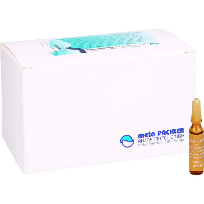 Metavirulent flüssige Verdünnung bei Erkältungskrankheiten, 50 pc Ampoules