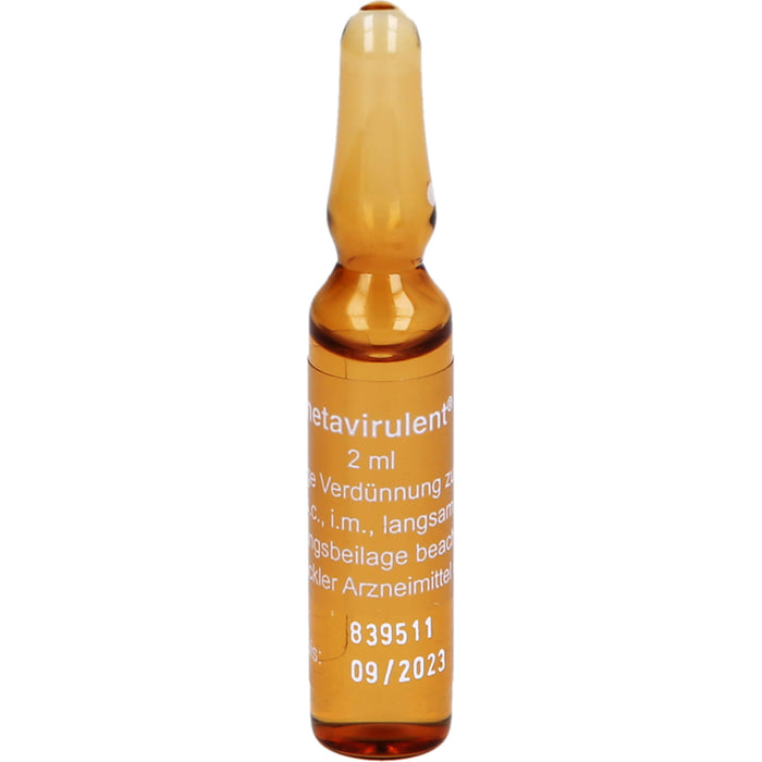 Metavirulent flüssige Verdünnung bei Erkältungskrankheiten, 50 pc Ampoules