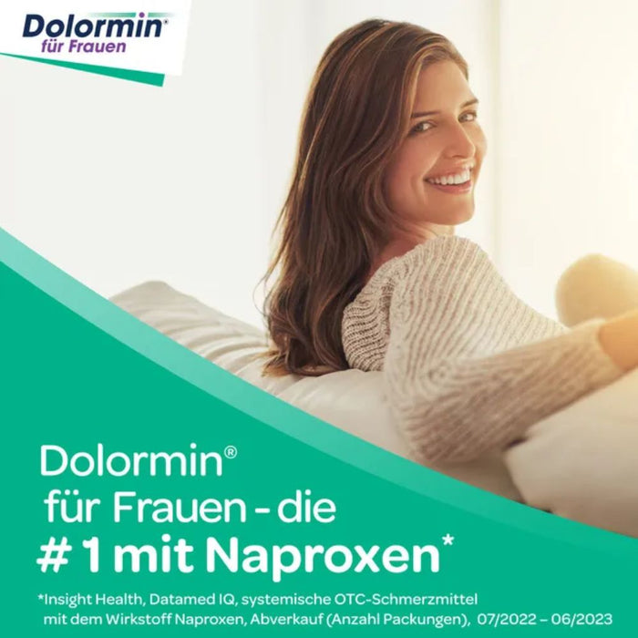 Dolormin für Frauen Tabletten bei Menstruationsbeschwerden, 20 St. Tabletten