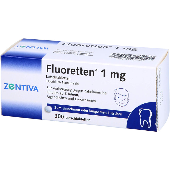 Fluoretten  1 mg, 300 pc Tablettes