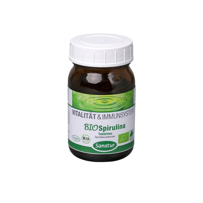 Sanatur Bio Spirulina aus ökologischer Aquakultur für Immunsystem und Vitalität, 500 St. Tabletten