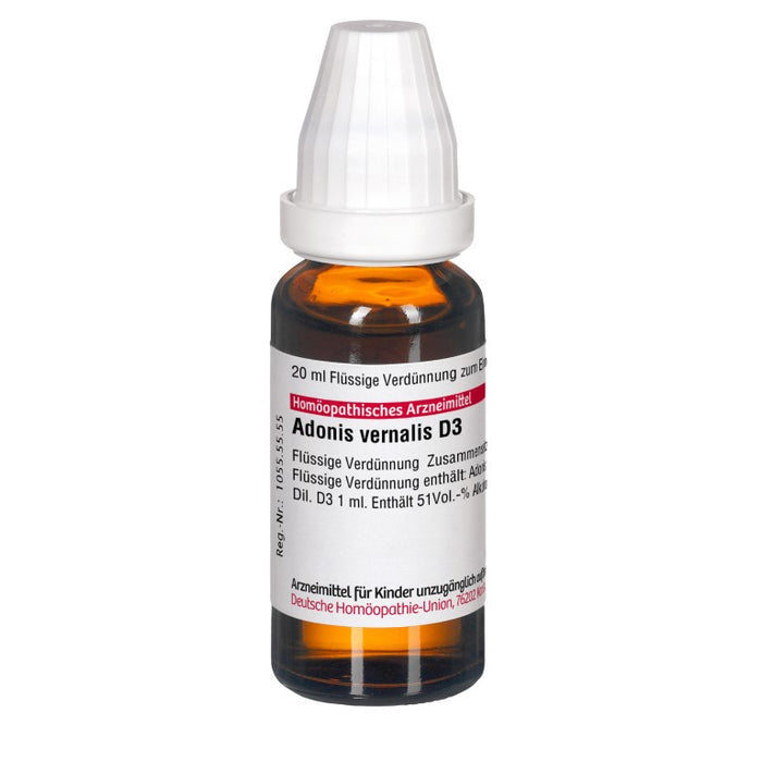 Adonis vernalis D3 DHU Dilution, 20 ml Lösung