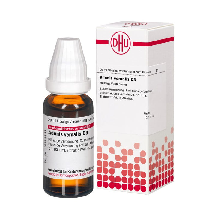 Adonis vernalis D3 DHU Dilution, 20 ml Lösung