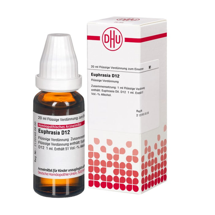 Euphrasia D12 DHU Dilution, 20 ml Solution