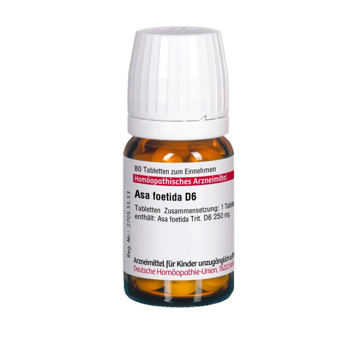 Asa foetida D6 DHU Tabletten, 80 pc Tablettes