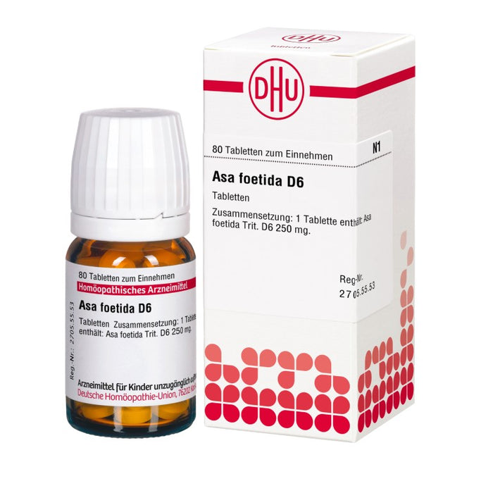 Asa foetida D6 DHU Tabletten, 80 pc Tablettes