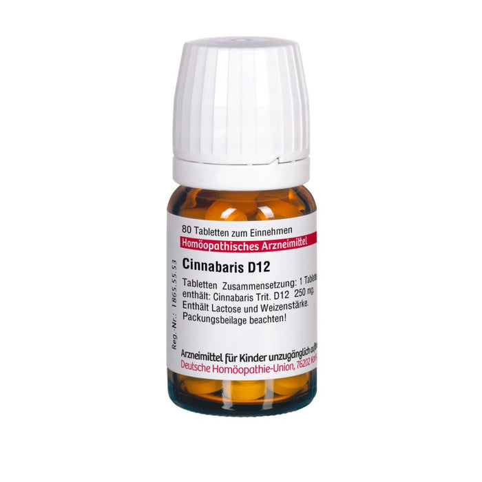 Cinnabaris D12 DHU Tabletten, 80 St. Tabletten