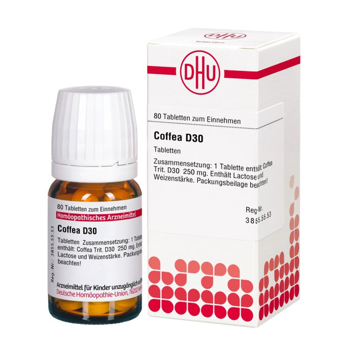 Coffea D30 DHU Tabletten, 80 pc Tablettes