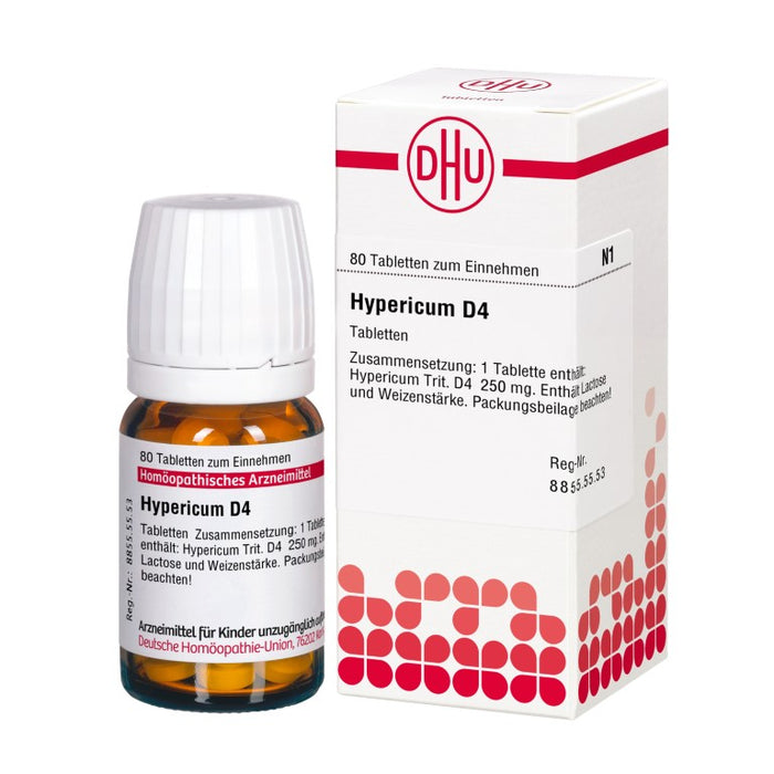 Hypericum D4 DHU Tabletten, 80 pcs. Tablets