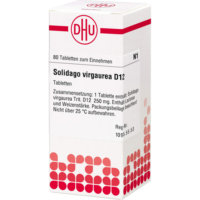 Solidago virgaurea D12 DHU Tabletten, 80 pc Tablettes