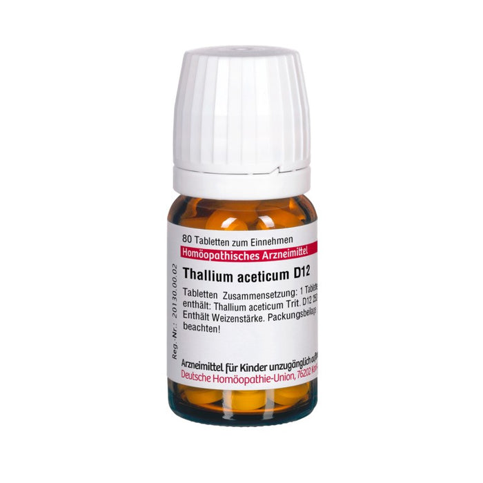 Thallium aceticum D12 DHU Tabletten, 80 pc Tablettes