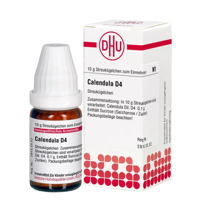 Calendula D4 DHU Globuli, 10 g Globules