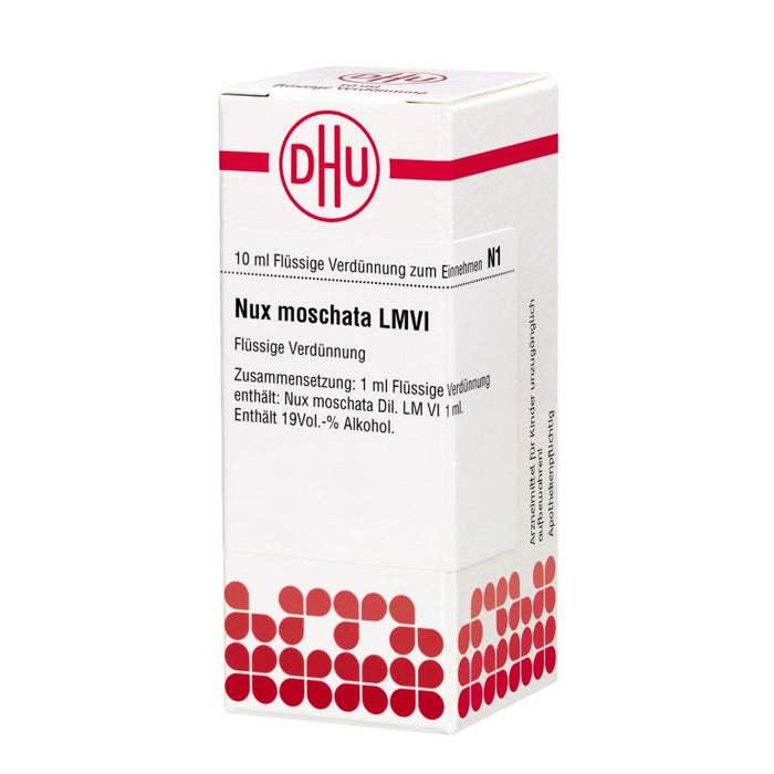 Nux moschata LM VI DHU Dilution, 10 ml Solution