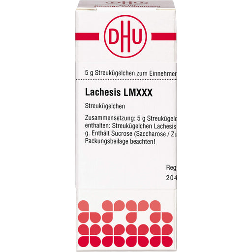 DHU Lachesis LM XXX Streukügelchen, 5 g Globuli