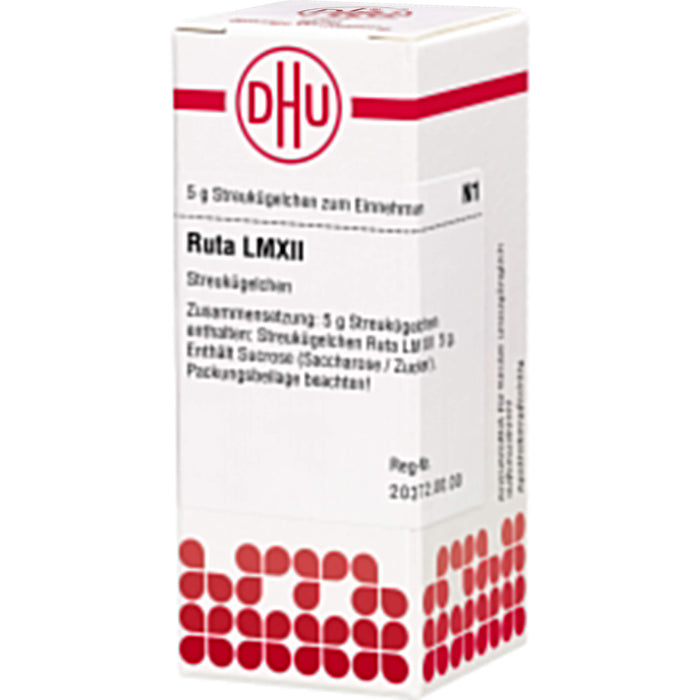 Ruta LM XII DHU Globuli, 5 g Globules