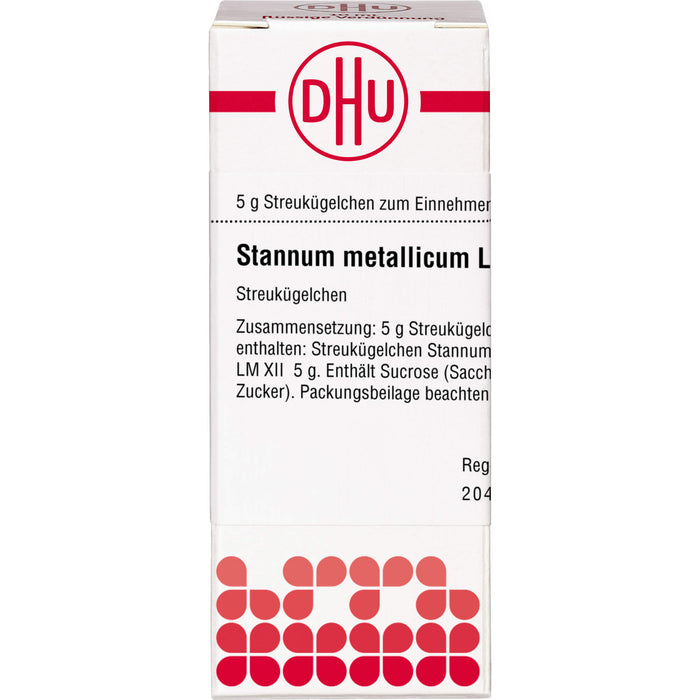 Stannum metallicum LM XII DHU Globuli, 5 g Globuli