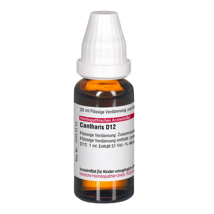 DHU Cantharis D12 Dilution, 20 ml Solution
