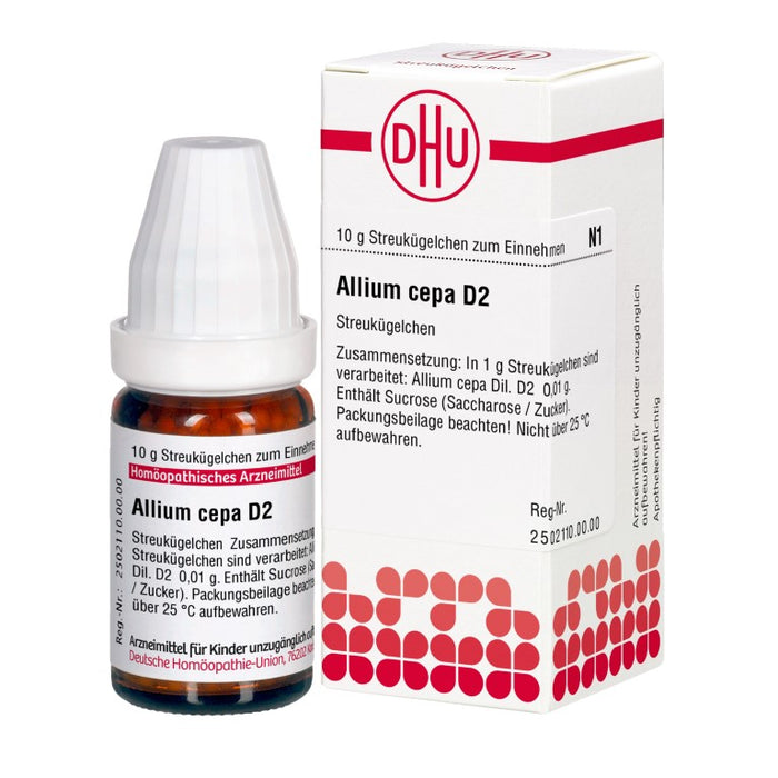 Allium cepa D2 DHU Globuli, 10 g Globules