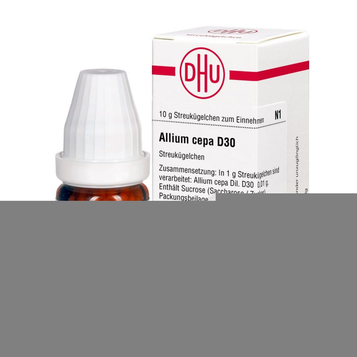 DHU Allium cepa D30 Streukügelchen, 10 g Globules