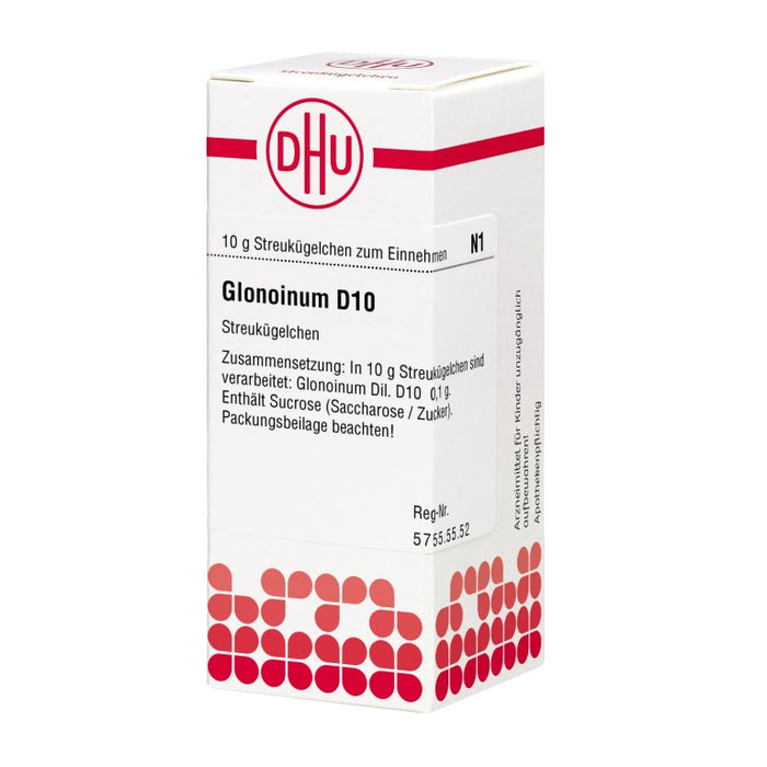 Glonoinum D10 DHU Globuli, 10 g Globules