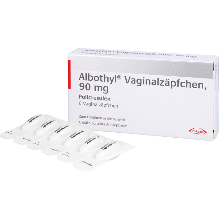 Albothyl  Vaginalzäpfchen, 90 mg, 6 St. Zäpfchen